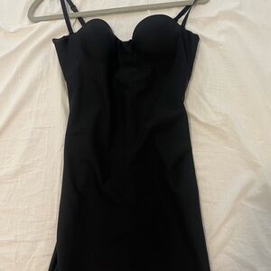 Skims black short dress